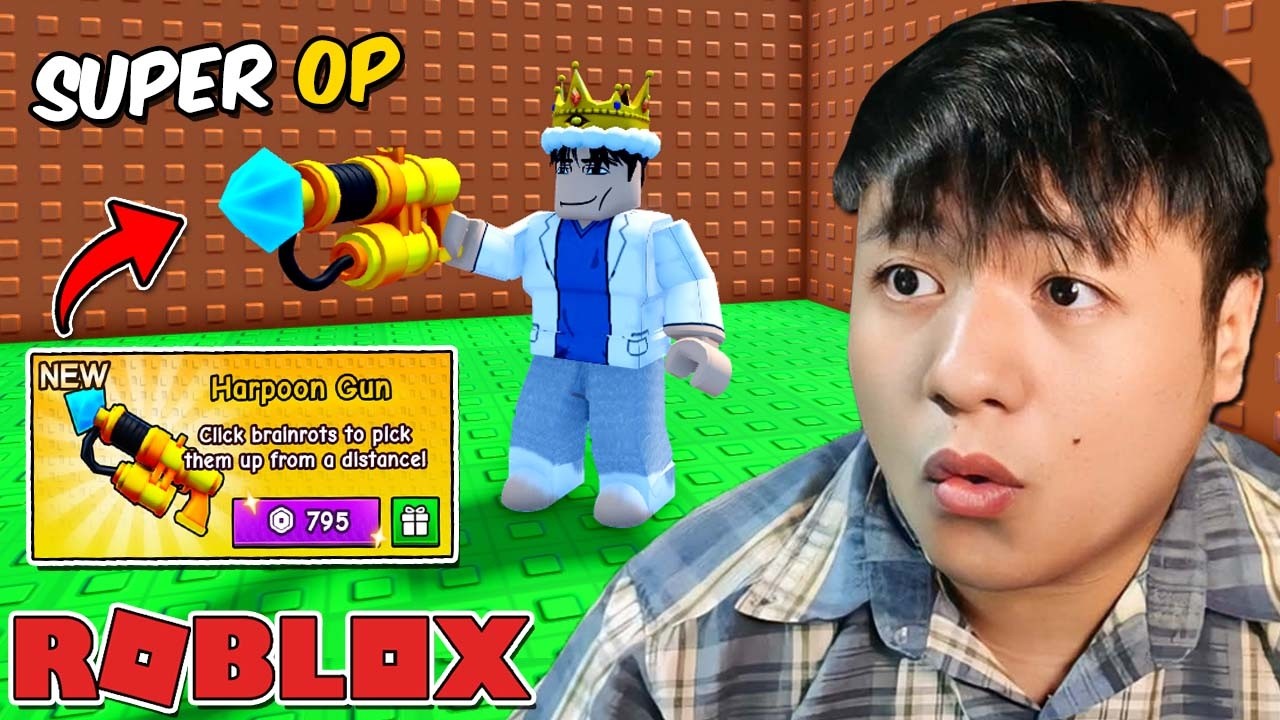 Escape Tsunami For Brainrots - BUYING HARPOON GUN IS SO OP (PALDO)