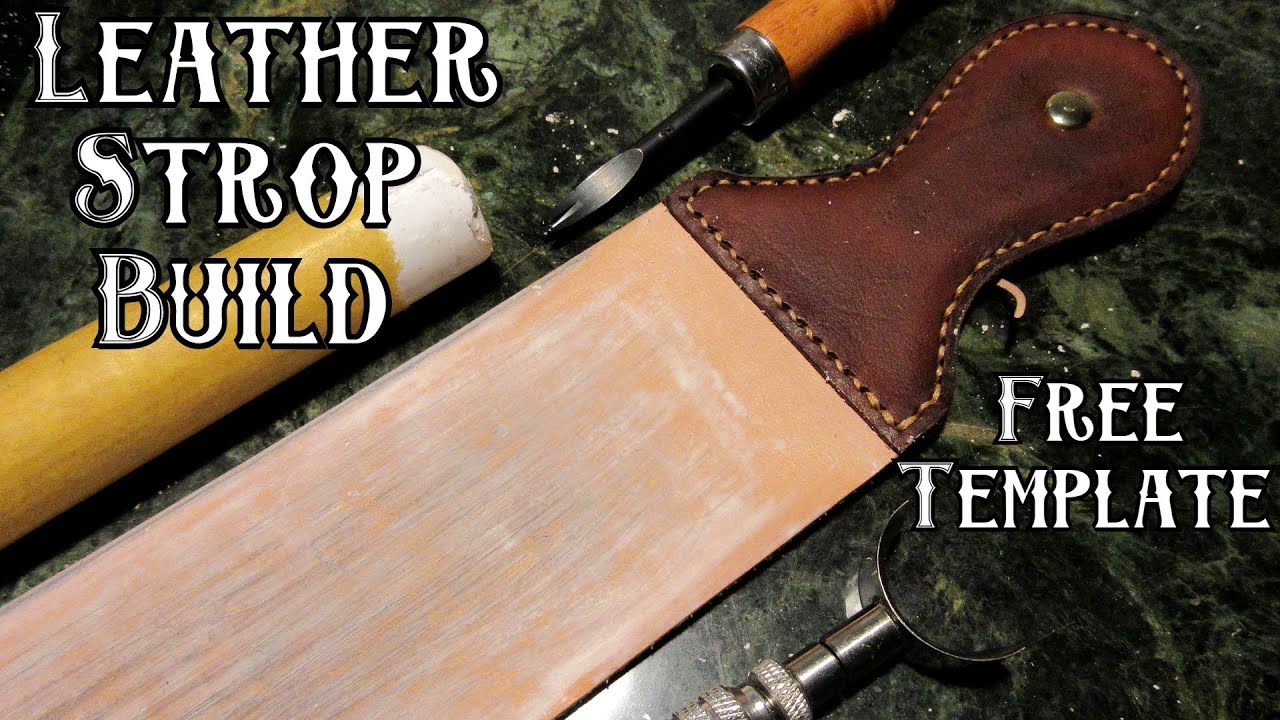 Making a Leather Strop with a Raised Handle