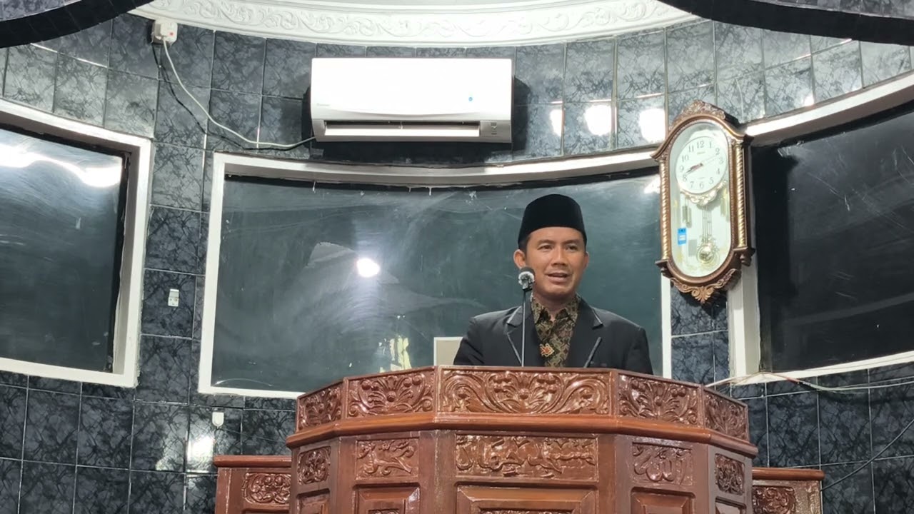 jumat malam tarawih tgl 27 02 2026 ceramah oleh ustad ;Al Adiat,S Thi,S Pdi,MA