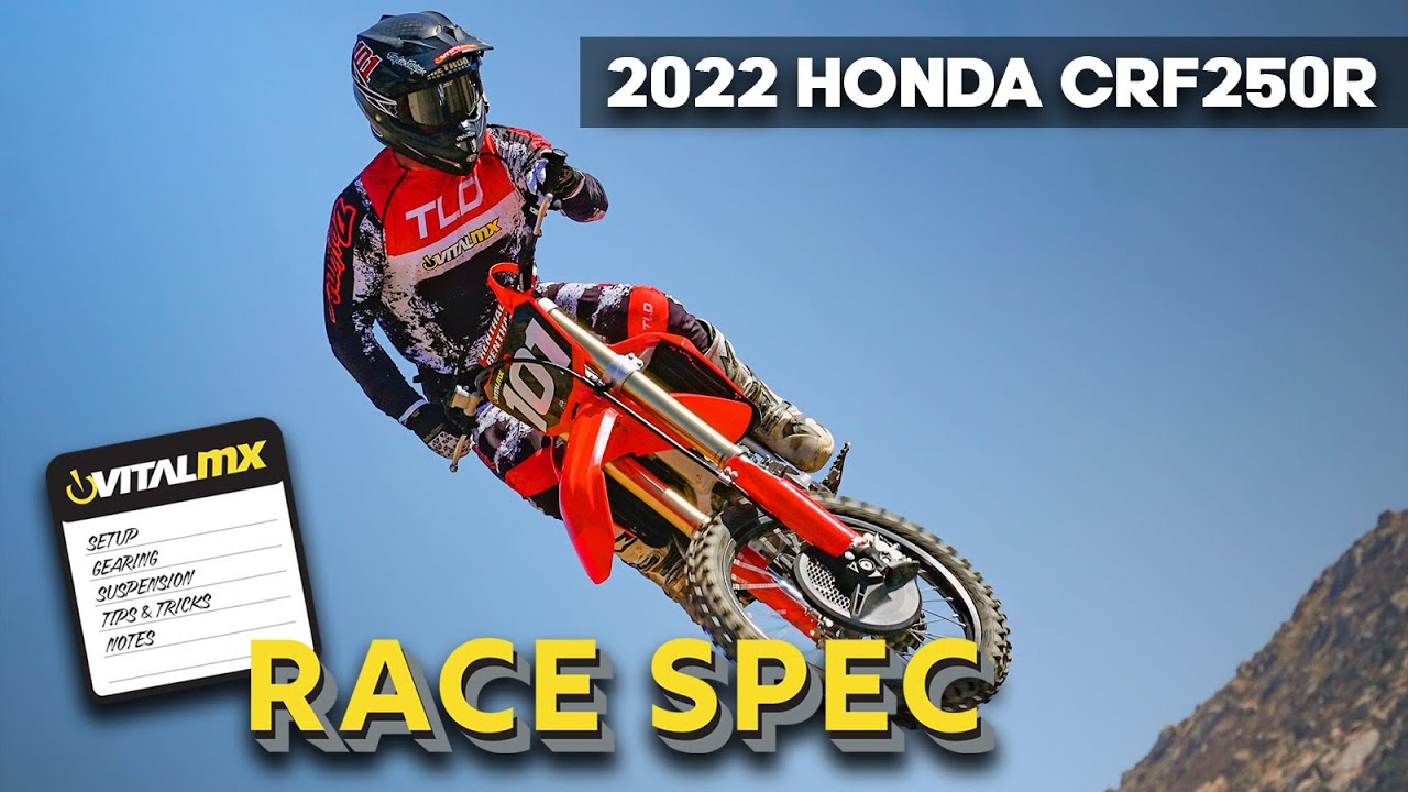 Гоночные характеристики: Honda CRF250R 2022 года