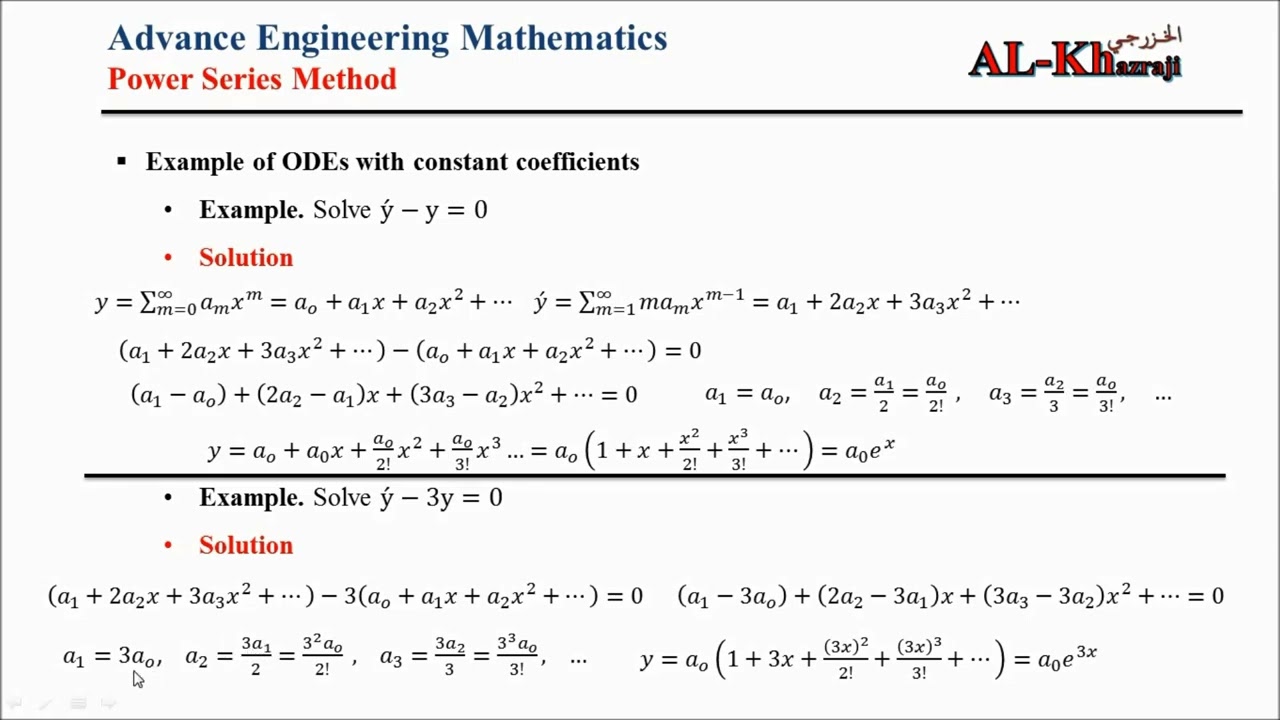 Lecture02 Power Series Method