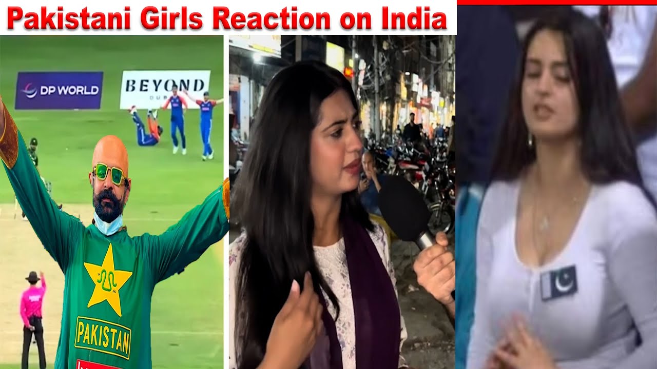 पाकिस्तानी लड़कियां झूम उठी | PAKISTANI GIRLS REACTION ON INDIA Wining Match | pak public reactions