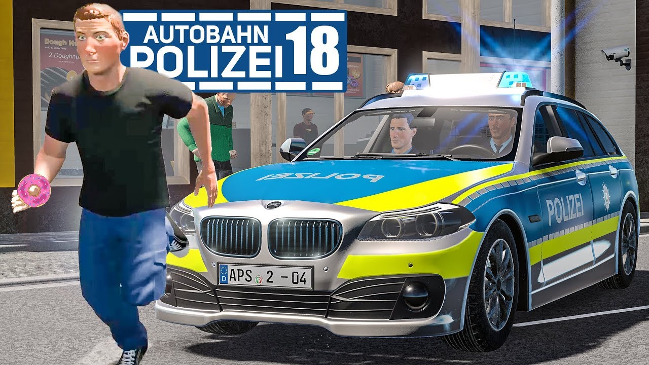 Überfall auf DONUT-LADEN! AUTOBAHNPOLIZEI-SIMULATOR 2 #18 | Autobahn Police Simulator 2 deutsch