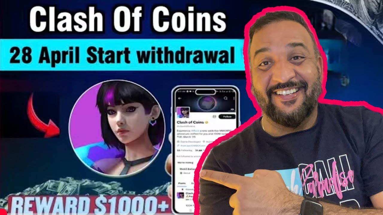 Крупное обновление аирдропа Clash of Coins 🚀 Дата вывода средств подтверждена? Не пропустите!