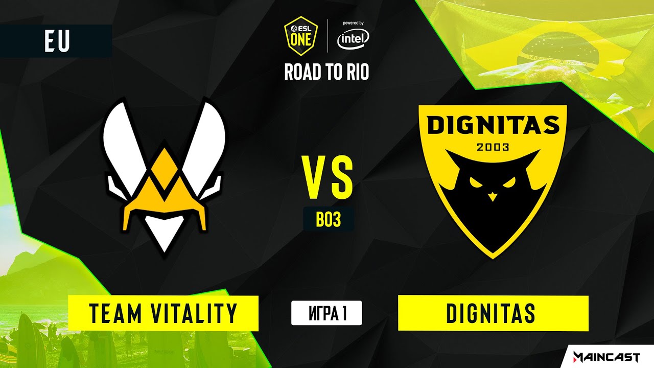 Team Vitality vs Dignitas [Map 1, Nuke] BO3 | ESL One: Road to Rio