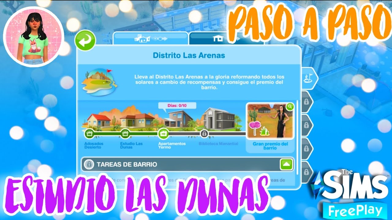 🏜️Estudio las Dunas🏜️ Paso a paso+Tips💡The Sims Freeplay.