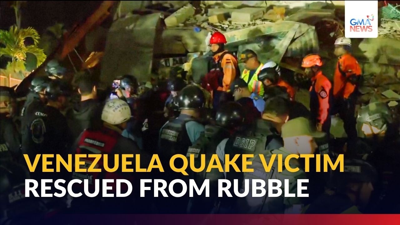 Venezuela earthquake victim rescued from rubble in Caracas | GMA News