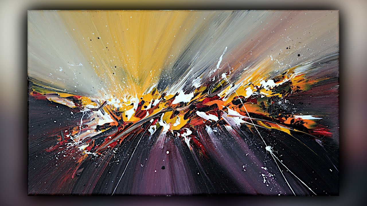 Abstract Painting / Satisfying / Acrylics / Palette Knife / Demo #100