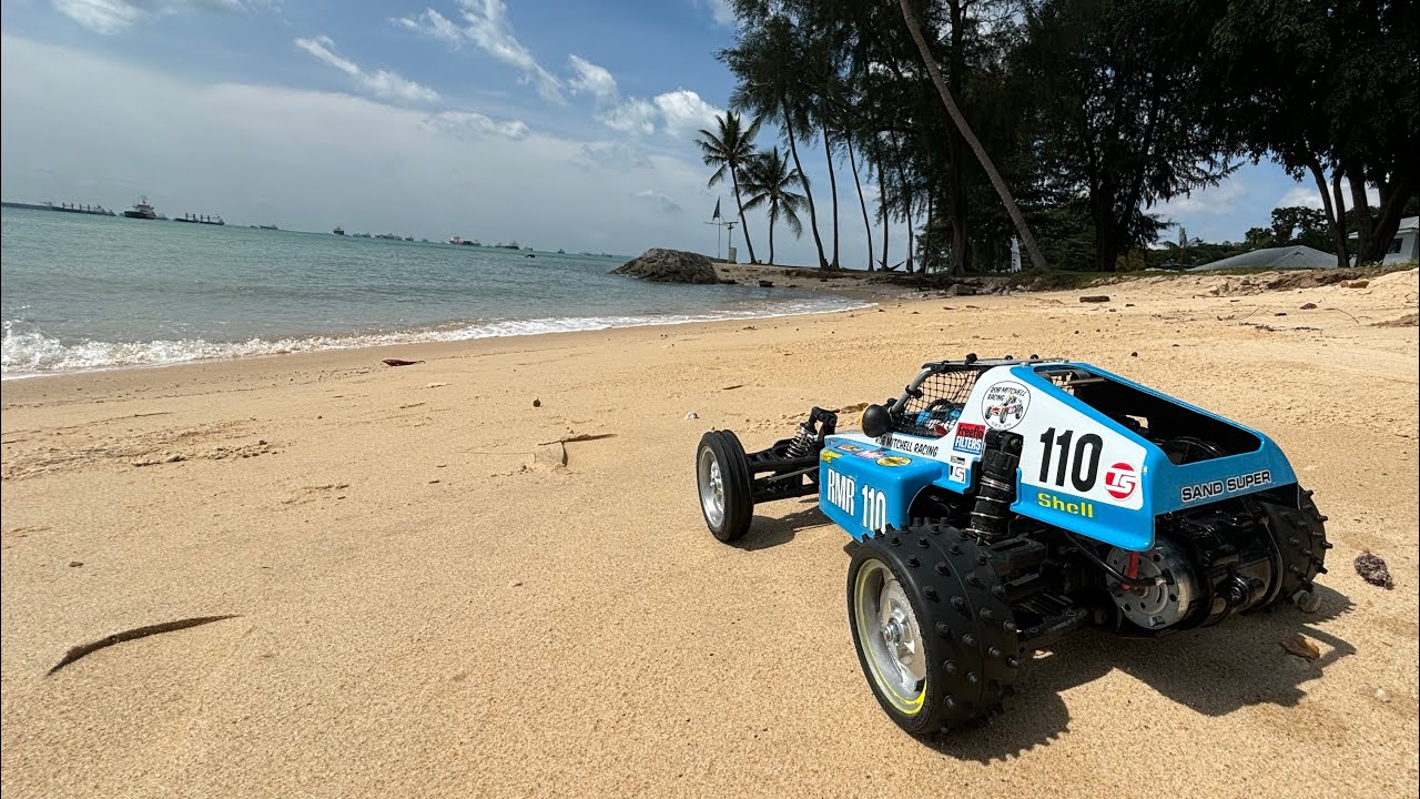 Tamiya DT-02 Buggy Champ Rough Rider RC Beach Bash