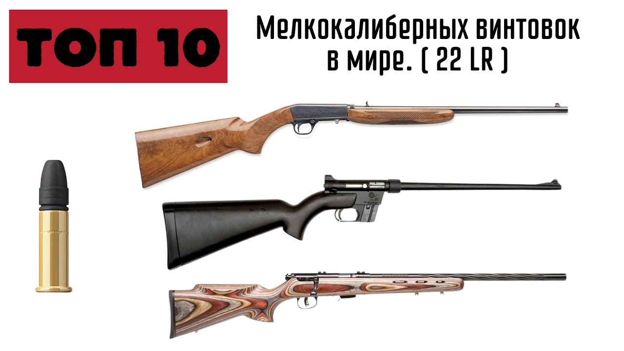 Топ 10 мелкашек в мире.  .22LR Мелкокалиберные винтовки мира.