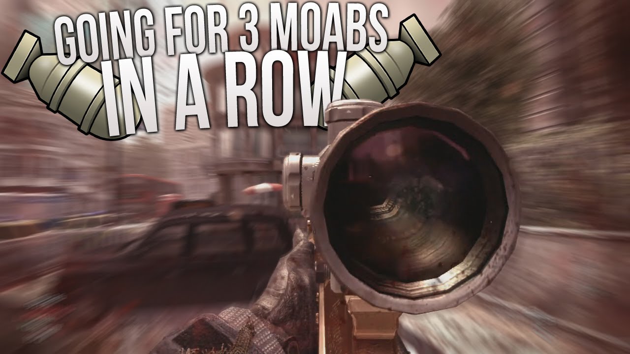 Aiming For 3 MOABs in a Row and a Clean Sniper Game! - Modern Warfare 3 LIVE!