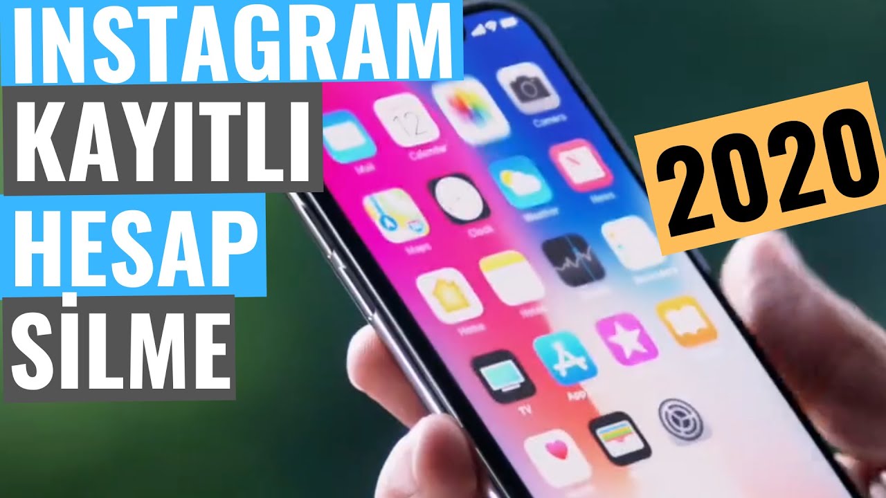 INSTAGRAM KAYITLI HESAP SİLME