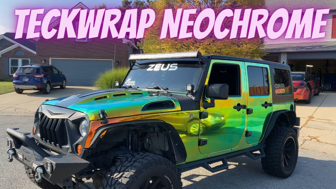 NEO CHROME TECKWRAP!! THIS TURNED OUT SO GOOD!