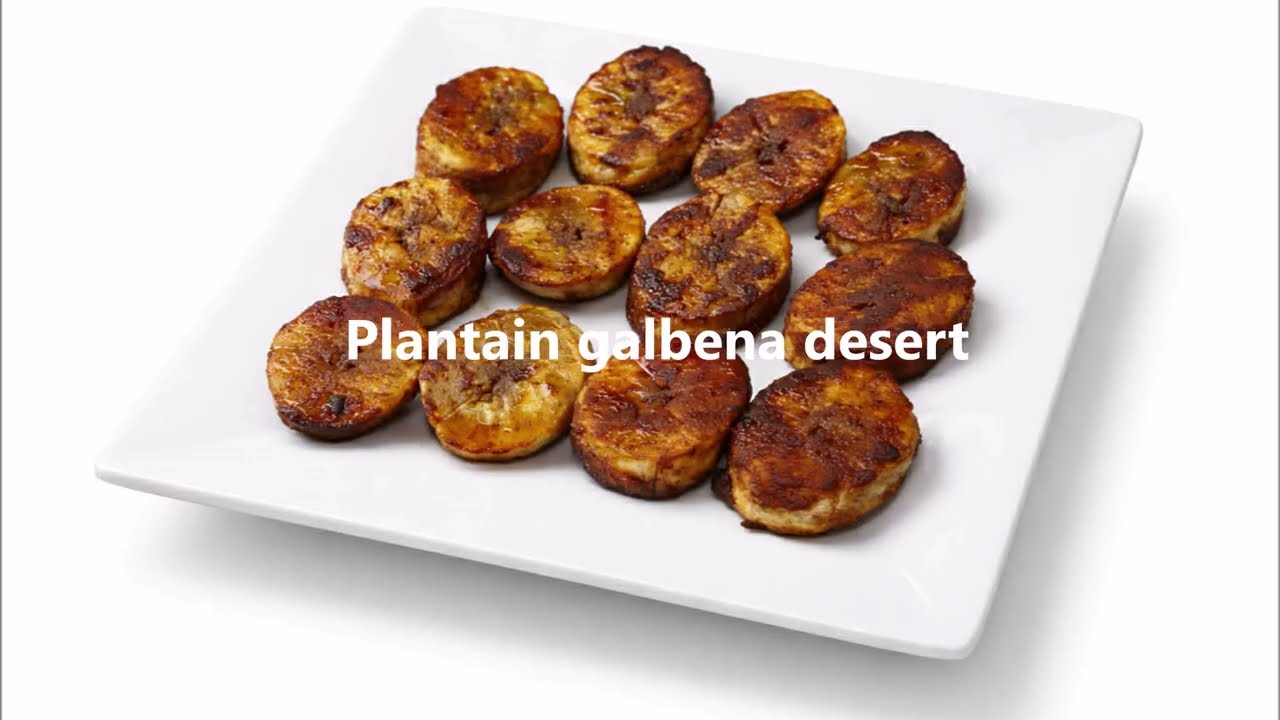 Plantain galben la cuptor - Varianta dulce si sarata / Baked Ripe Plantain - Sweet & Savory