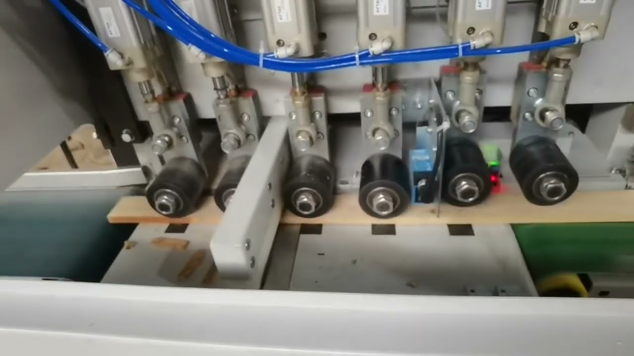 Auto detection on wood defects and then cut automatically.