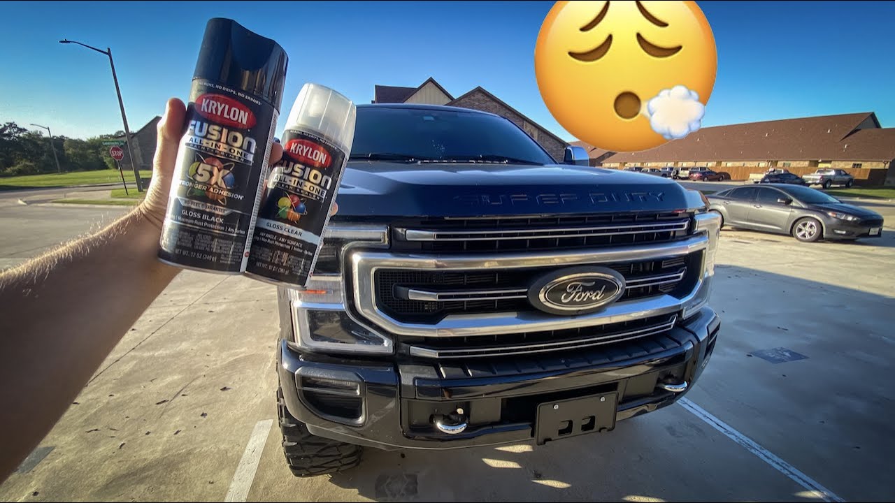 Эмблемы в цвете своими руками: Ford F250