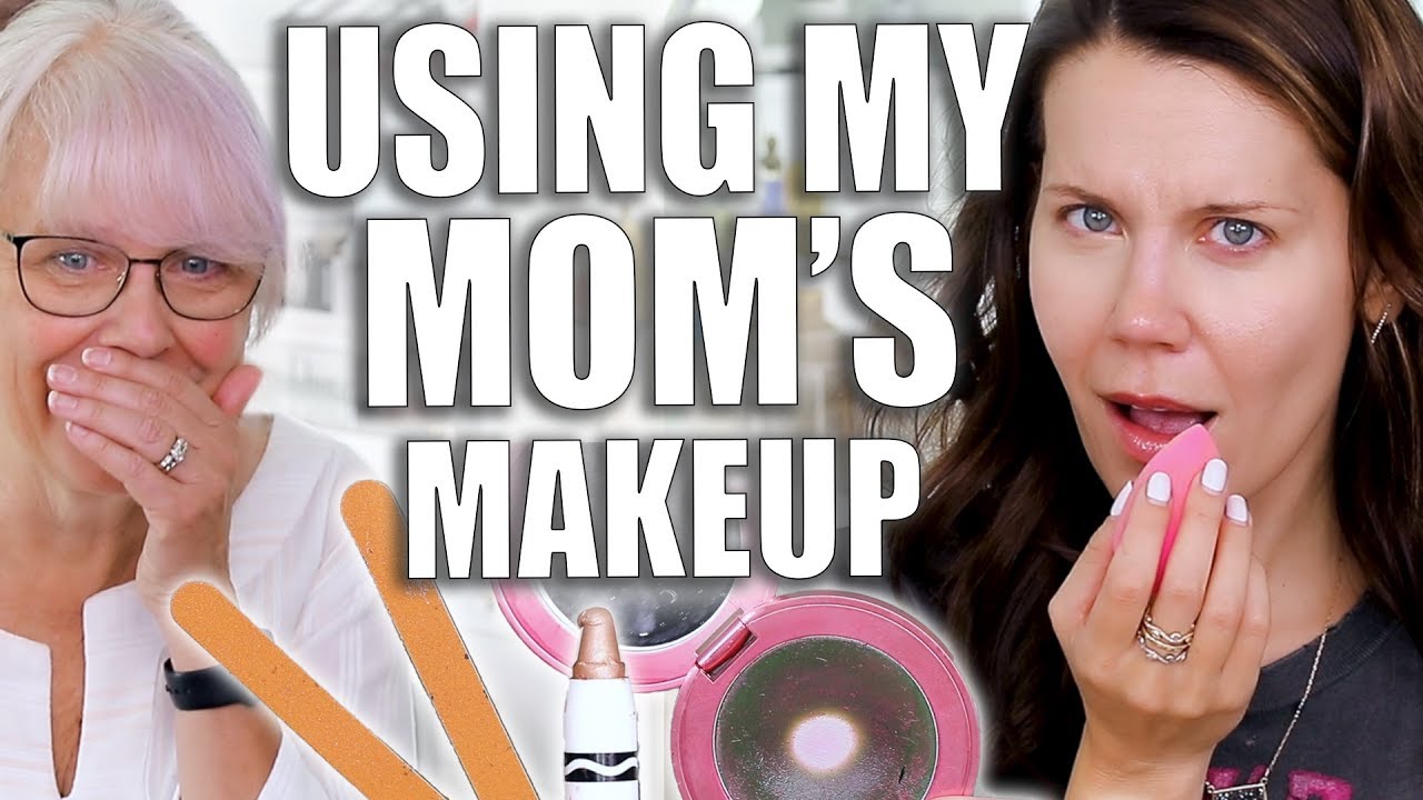 FULL FACE USING MY MOM’S MAKEUP