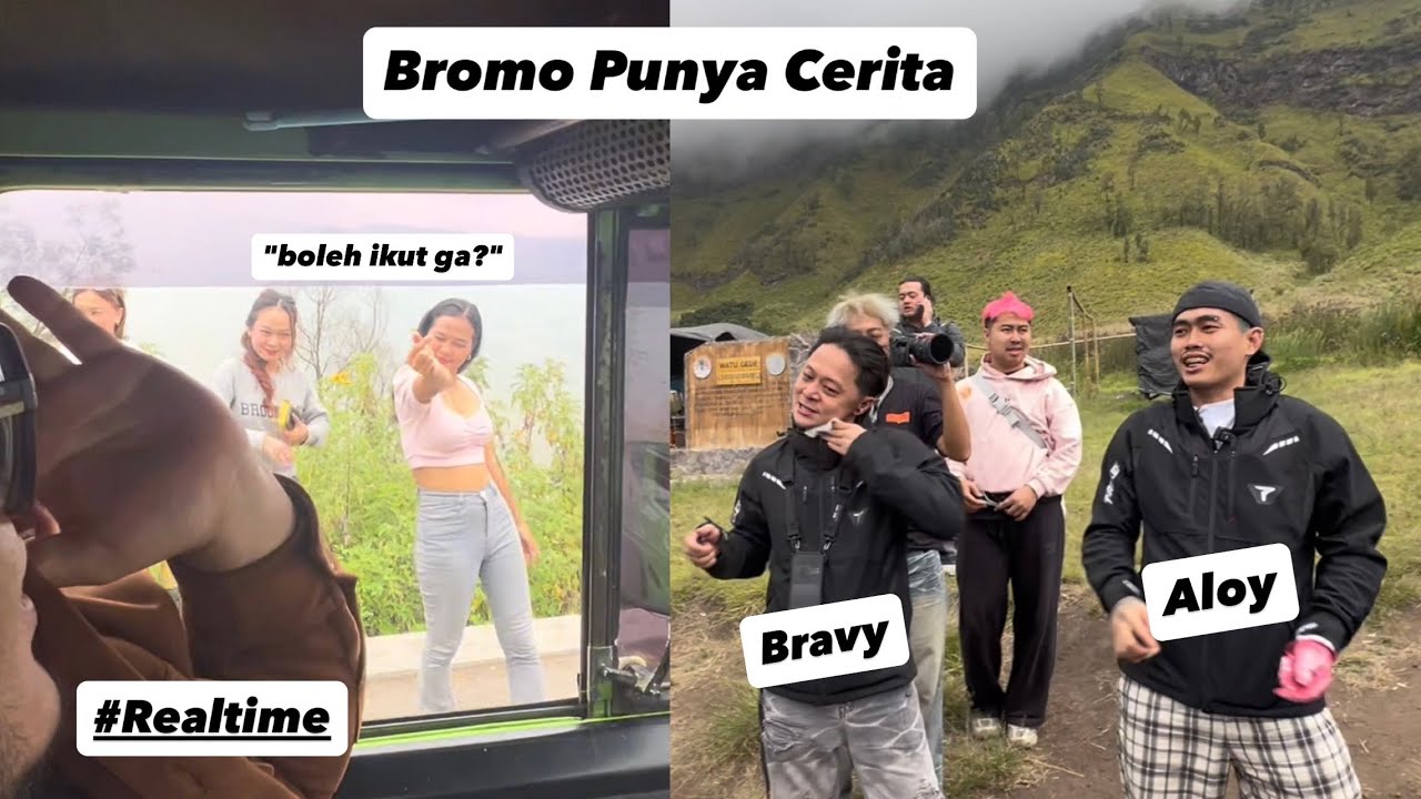 Aloy Happy ! Bromo indah banget 