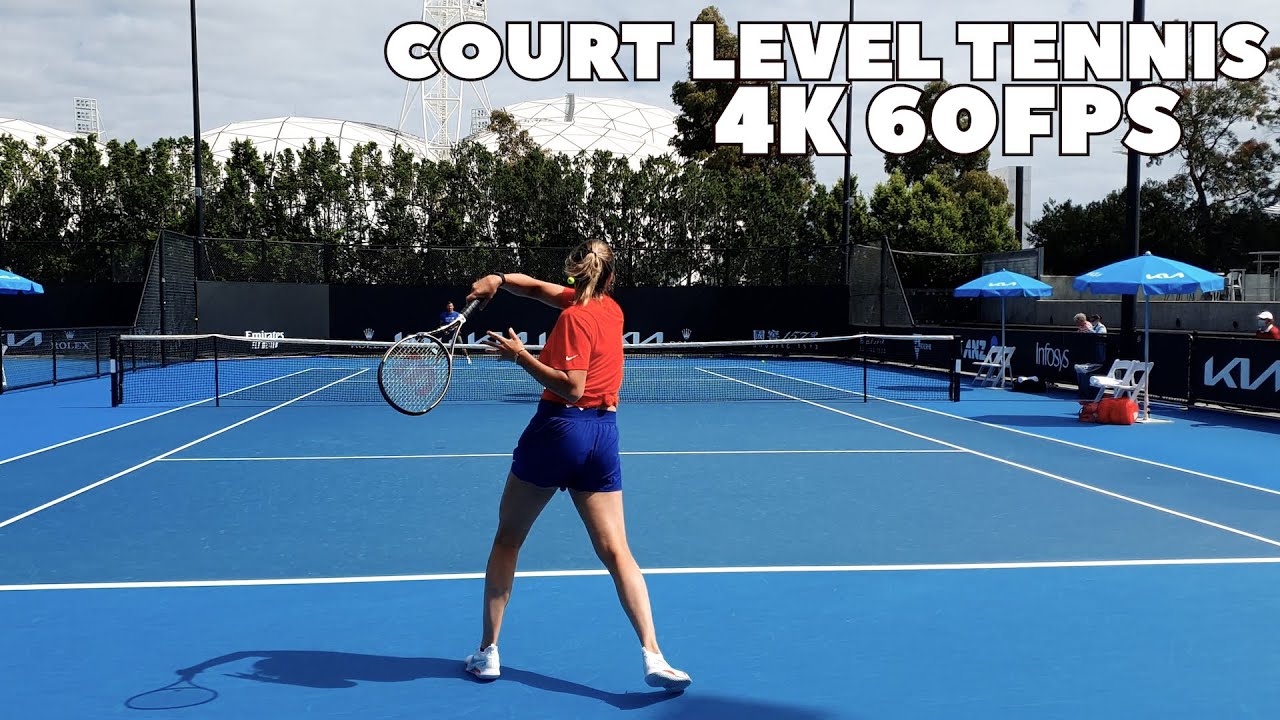 Aryna Sabalenka Court Level Practice 2022 | Drills, Powerful Groundstrokes & Serves (4K 60FPS)