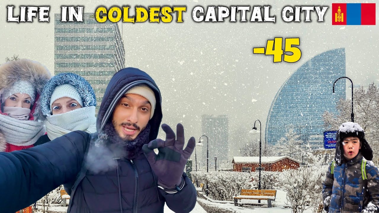 Surviving the World’s Coldest Capital: Ulaanbataar, Mongolia 🇲🇳🥶
