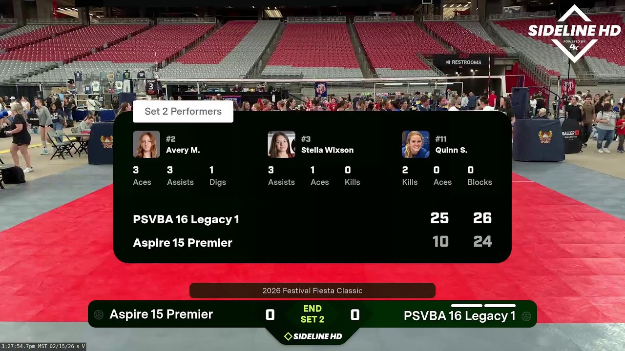 Aspire 15 Premier vs. PSVBA 16 Legacy 1 (2026.02.15)