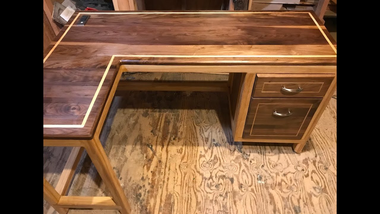Walnut Desk Build