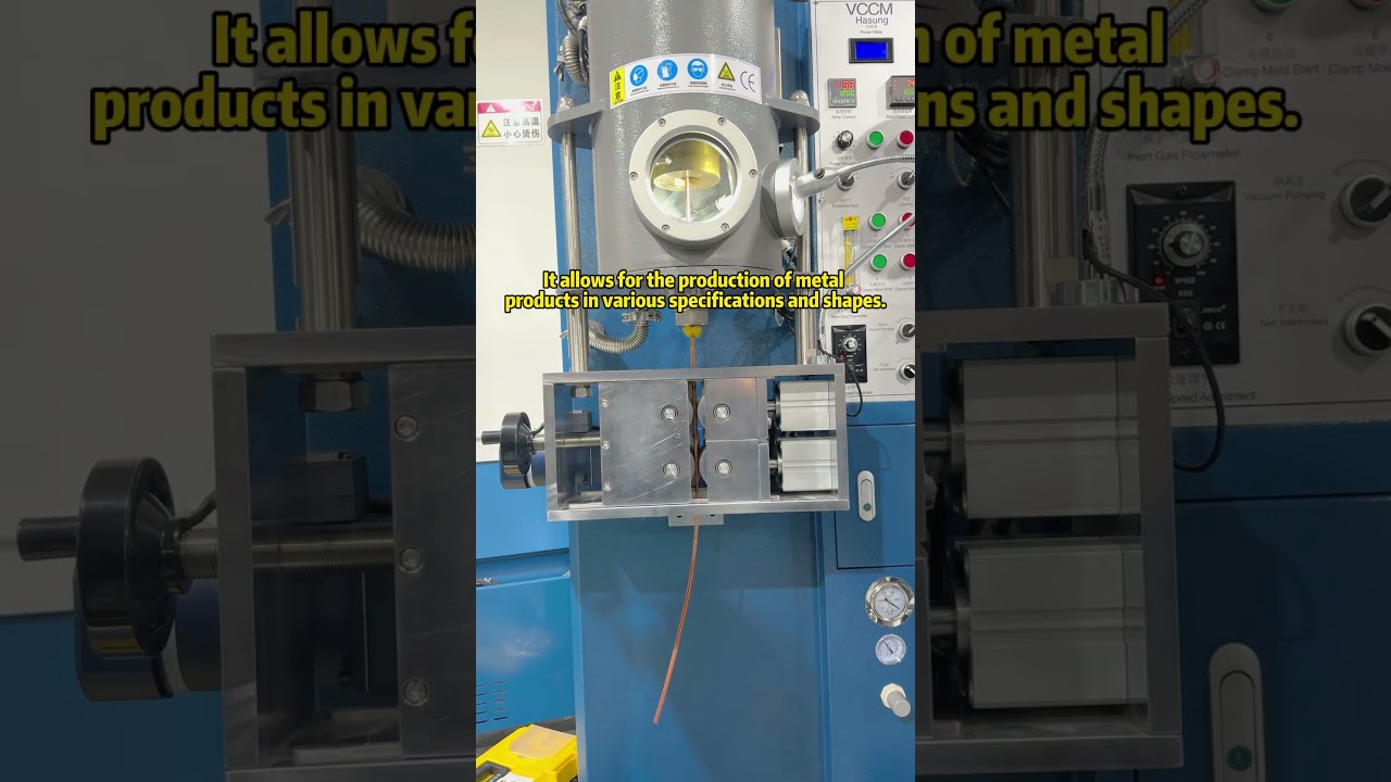 Vacuum Continuous Casting Machine for Precious Metals