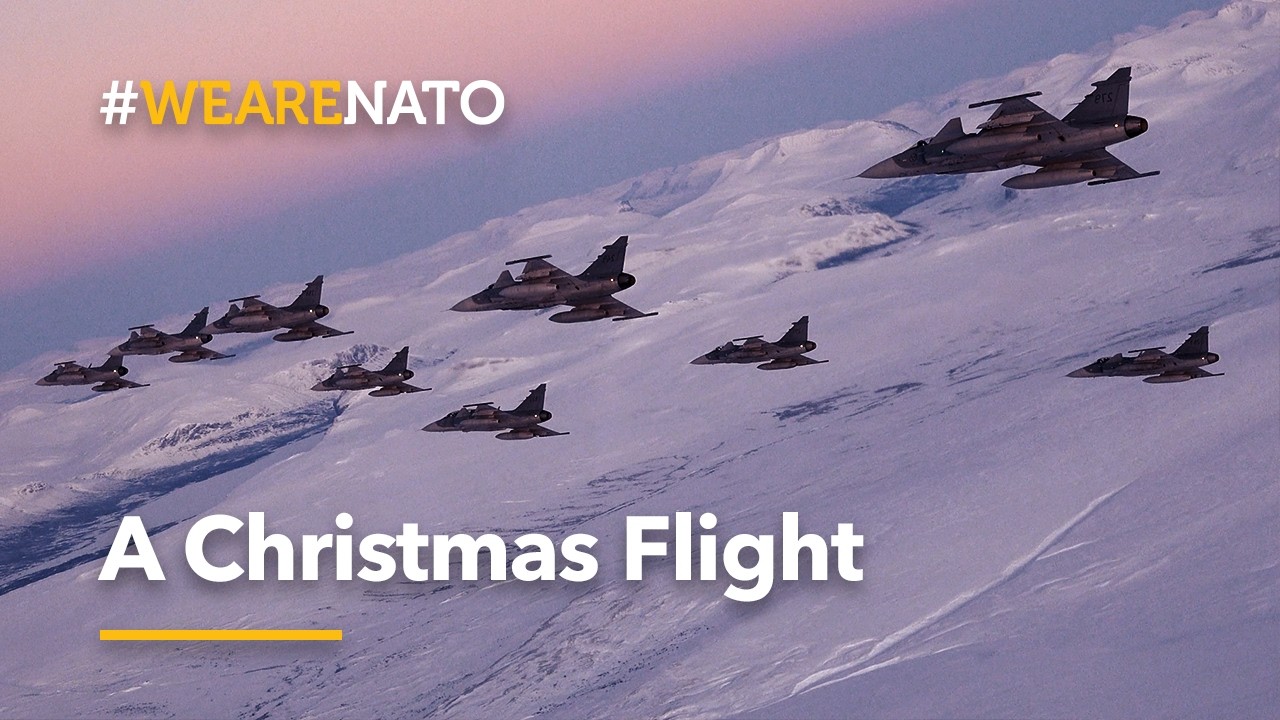A Christmas flight | NATO end of year video 2024