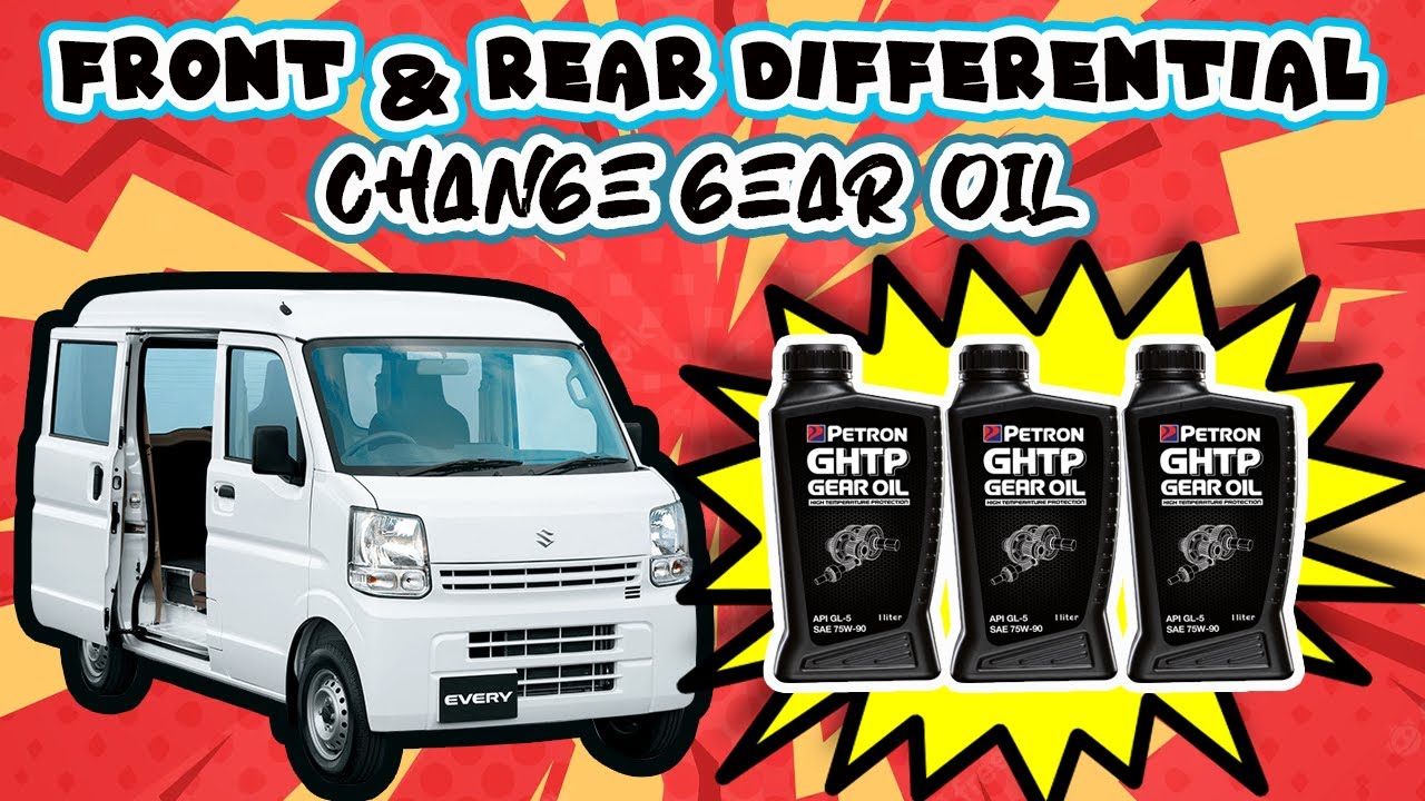 Front & Rear Differential  change gear oil (D.I.Y)