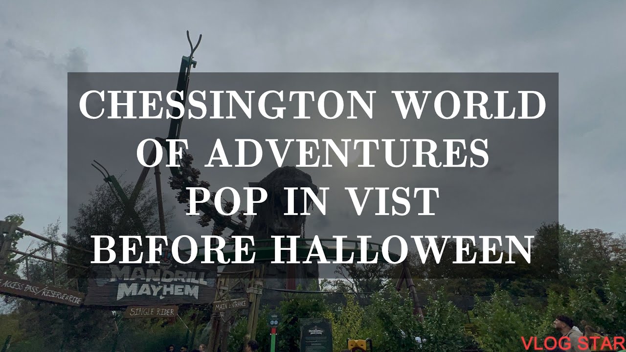 Chessington world of adventures-Pop in visit before Halloween starts!
