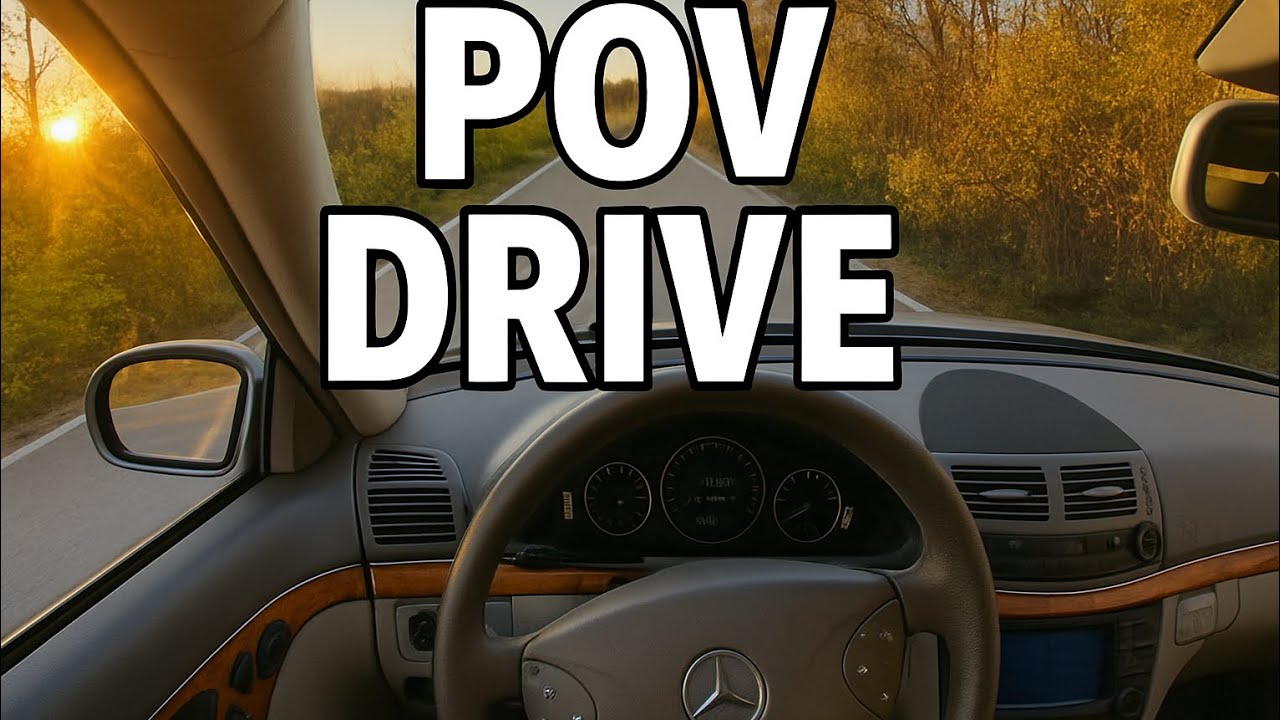 W211 E320 CDI OM648 Straight Pipe Audio Sunset POV