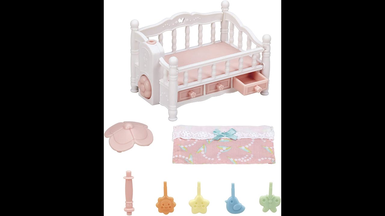 CALICO CRITTERS CRIB AND MOBILE