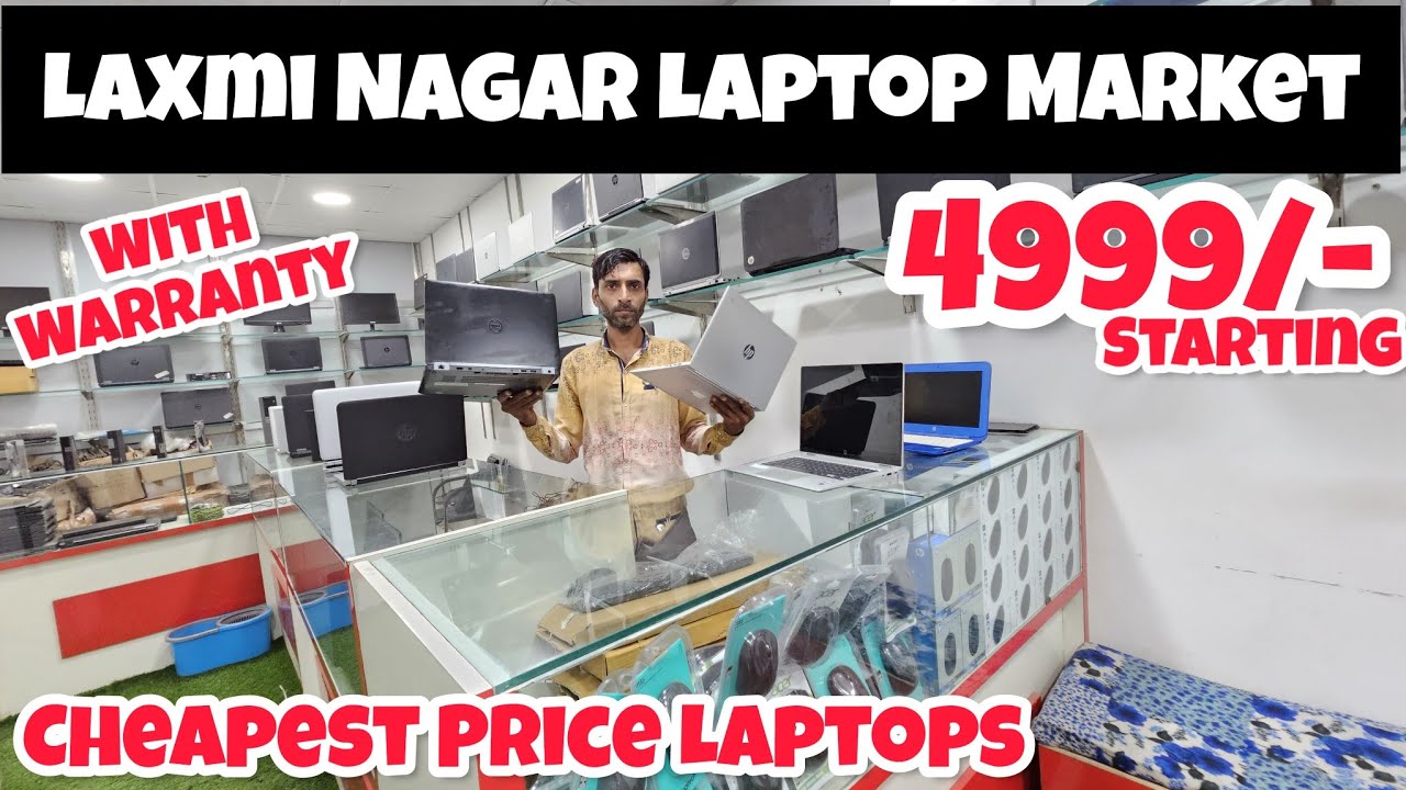 Laptop Market Laxmi Nagar || Cheapest Laptop 4999/-🔥 Gaming Pc Build Apple MacBook