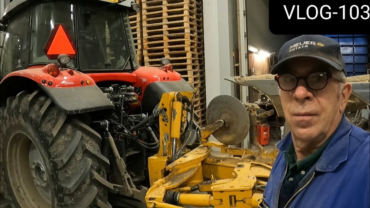 FARMVLOG #103 ploeg afstellen, adjust the plow