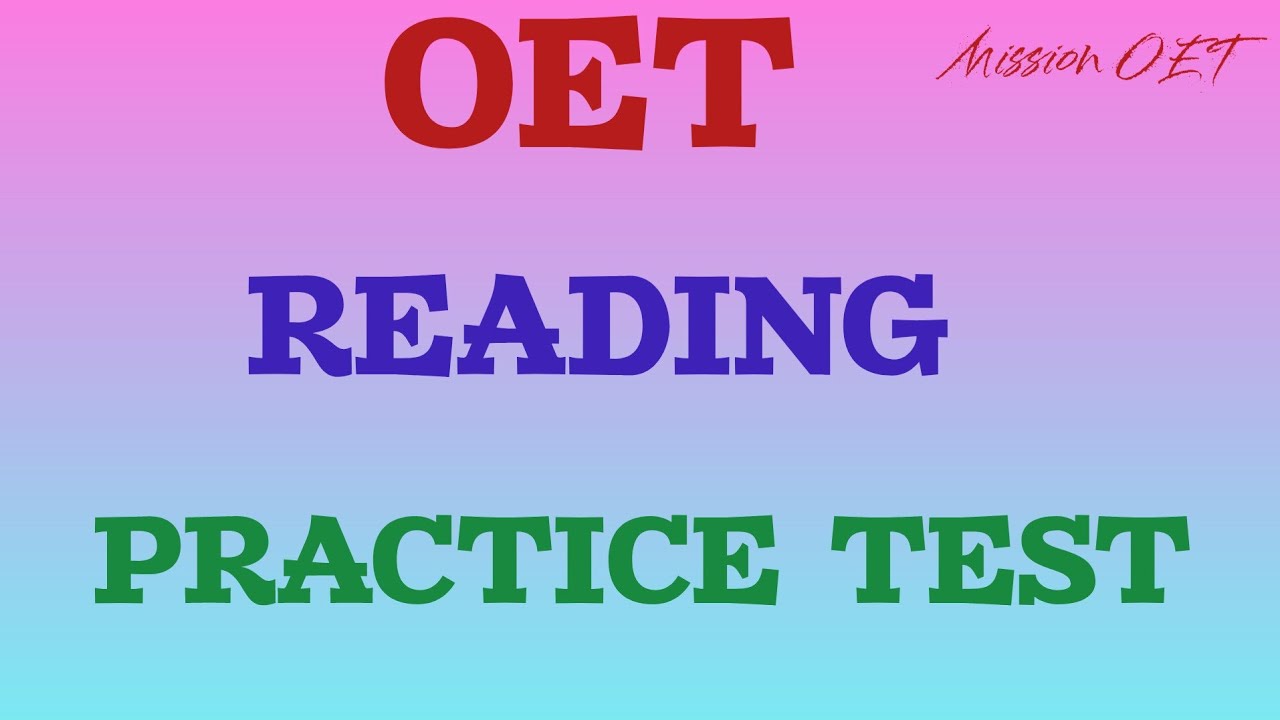 OET Reading part C online |  questions with answers | #oet #oetreading #oettest