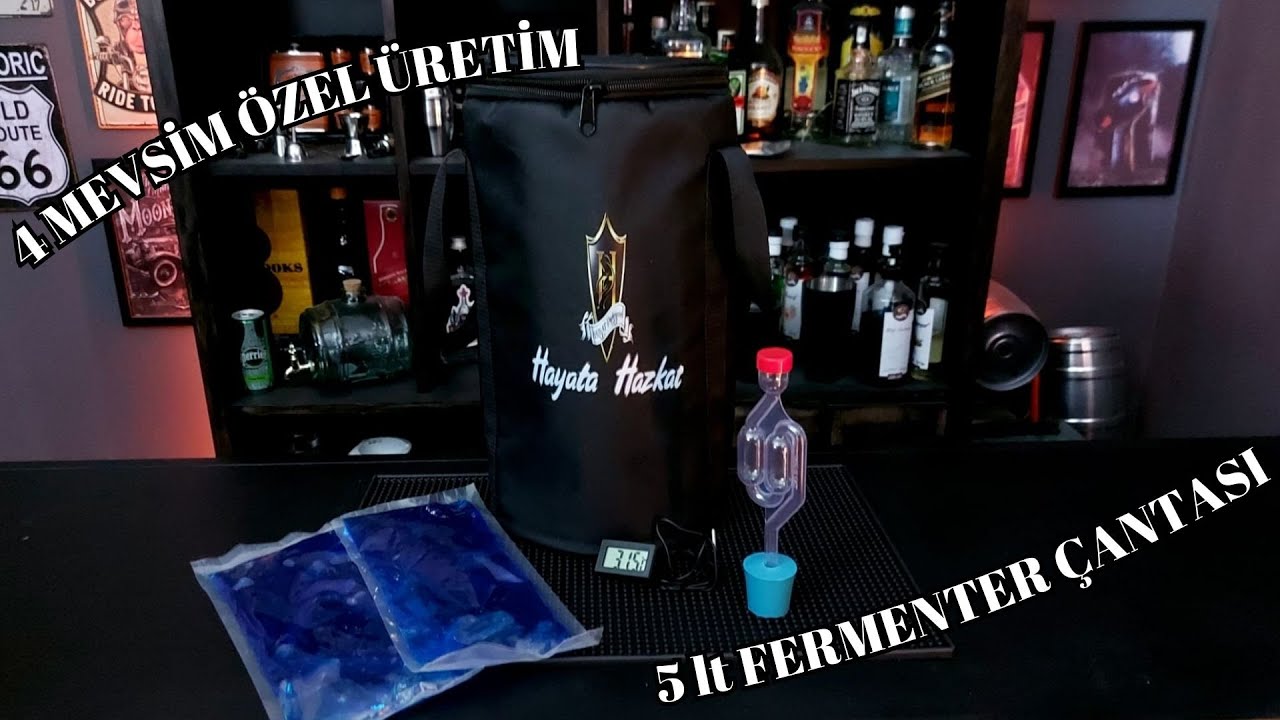 Türkiye de ilk ve tek❗5 lt için termal çanta 💢 Fermenter Çantası