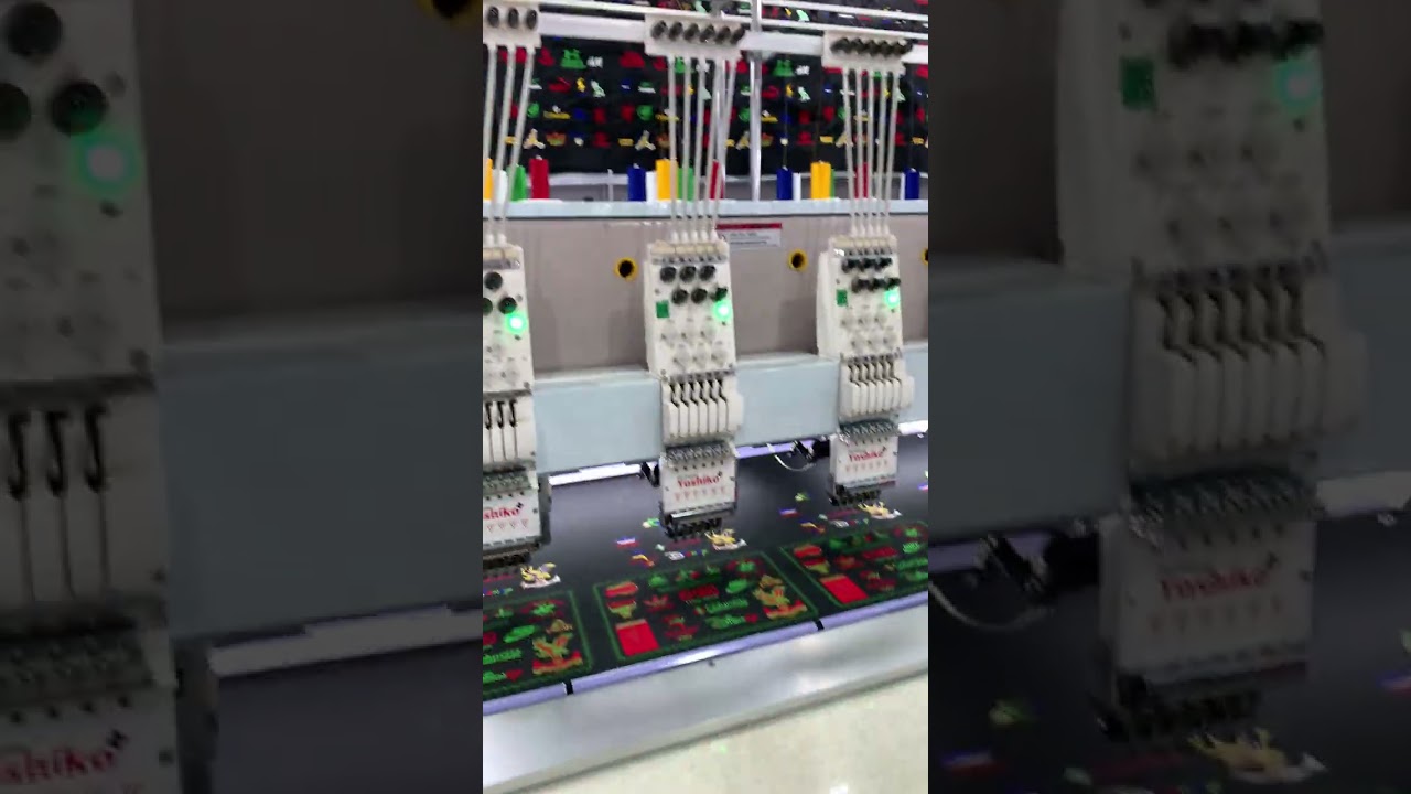 High Speed Garment Brand Logo Embroidery Machine