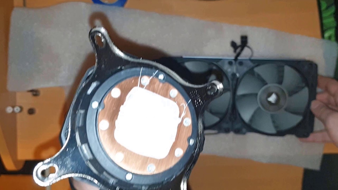 Водяная система охлаждения Corsair Hydro H100i v2(замена жидкости) Часть №1.