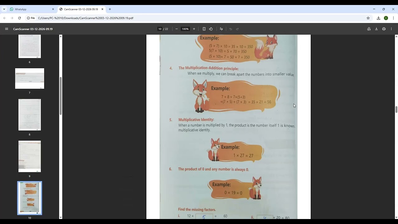Class 5 Maths A Lecture 2