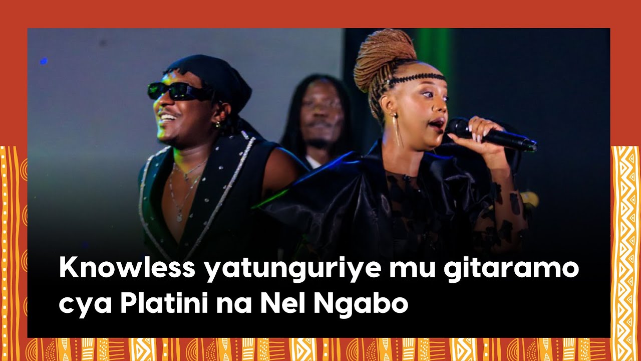 Butera Knowless yatunguriye Platini ku rubyiniro mu gitaramo cyo kumurika album ye na Nel Ngabo