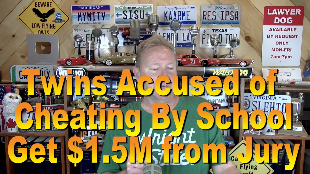 Twins Accused of Cheating by School Get $1.5M from Jury