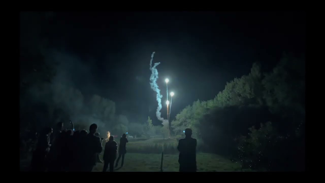 Feu d'artifice amateur
