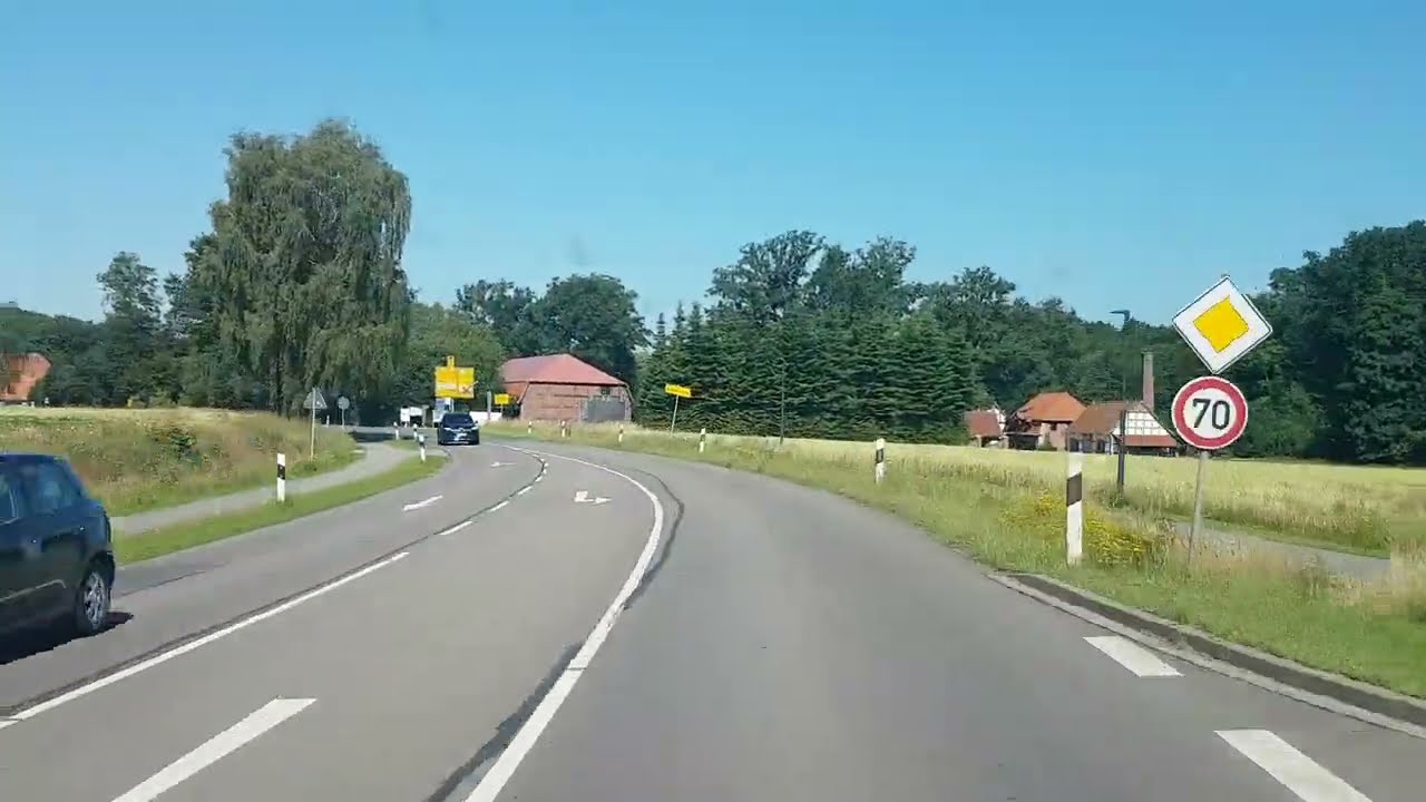 Anfahrt nach Goldenstedt im Landkreis Vechta im Bundesland  Niedersachsen in Deutschland