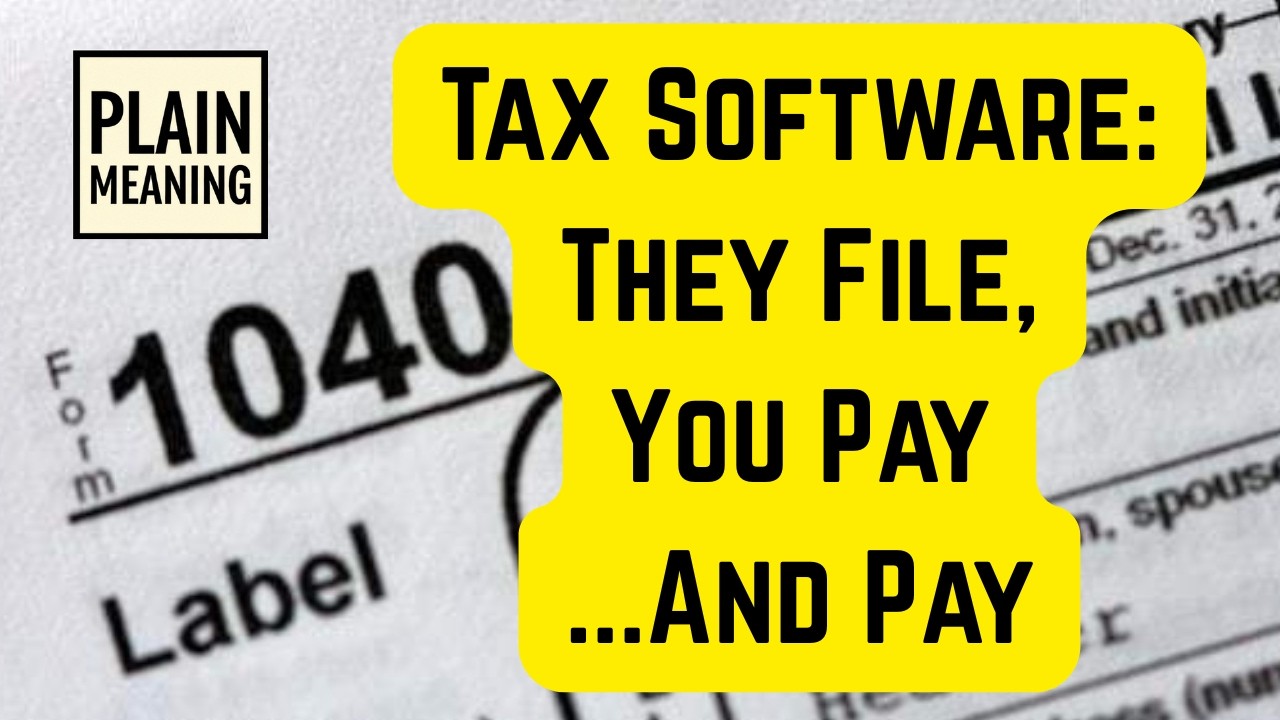 What Tax Software Takes From Us