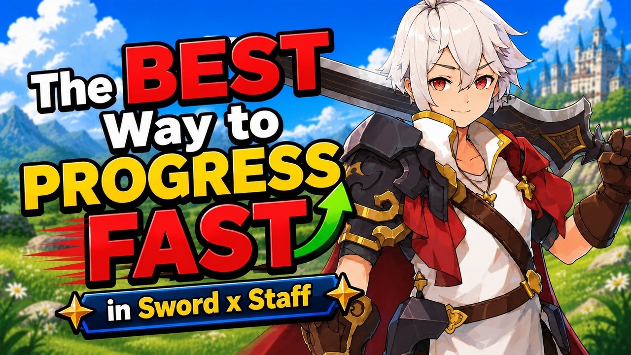 The Best Way to Progress Fast in Sword x Staff