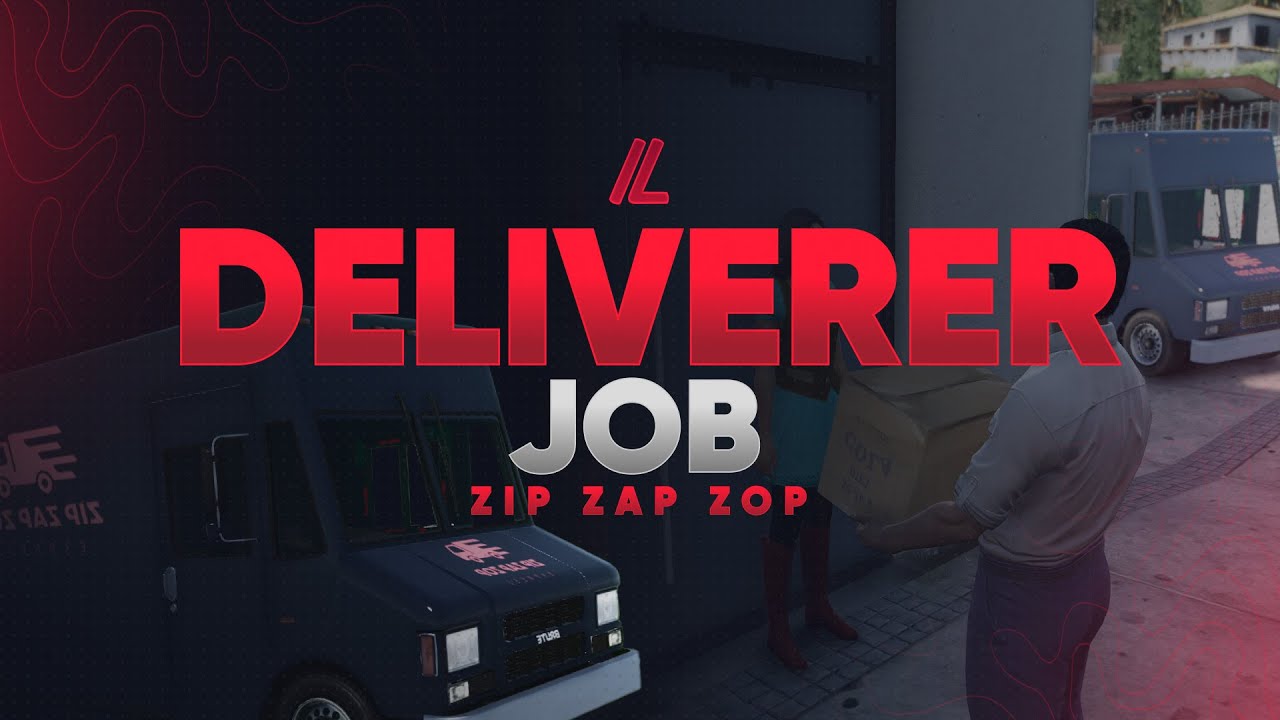 Fivem Multiplayer Deliverer Job script 2.0 [ESX & QBCore & vRP & STANDALONE]