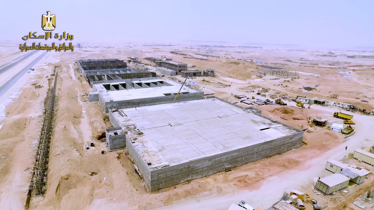 أعمال المرافق بالعاصمة الإدارية الجديدة