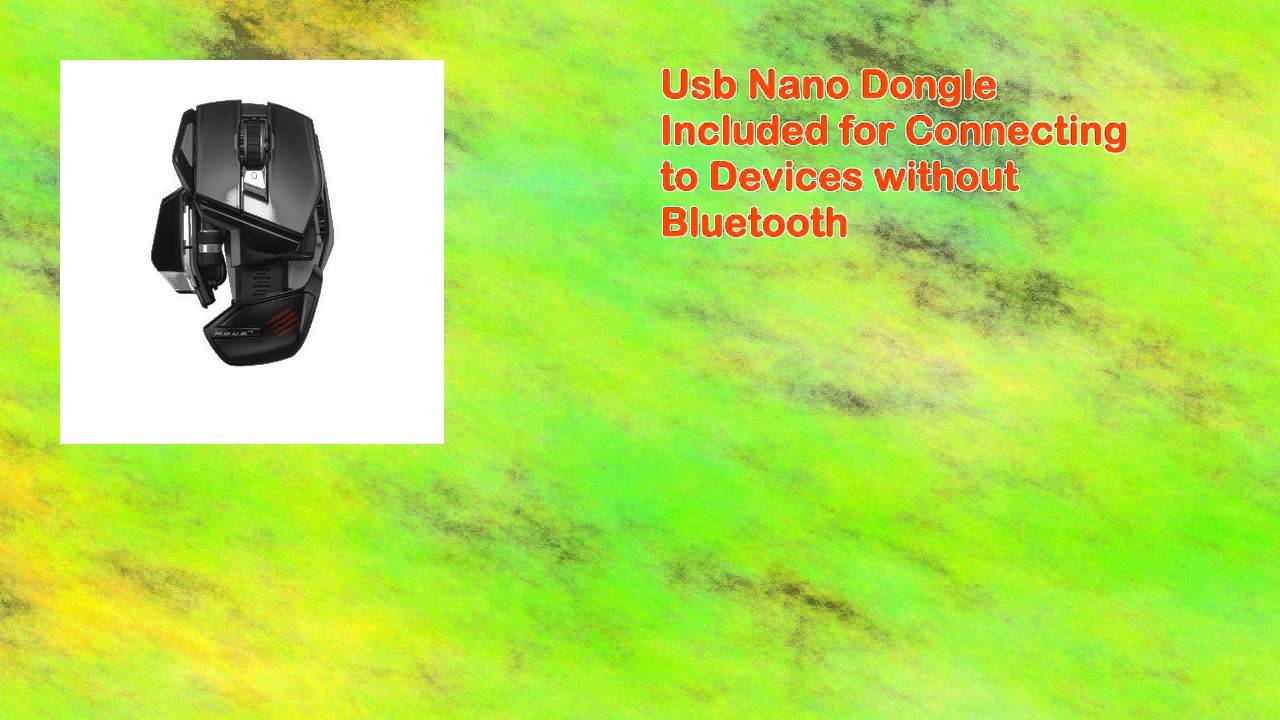 Mad Catz M.o.u.s 9 Wireless Mouse for Pc