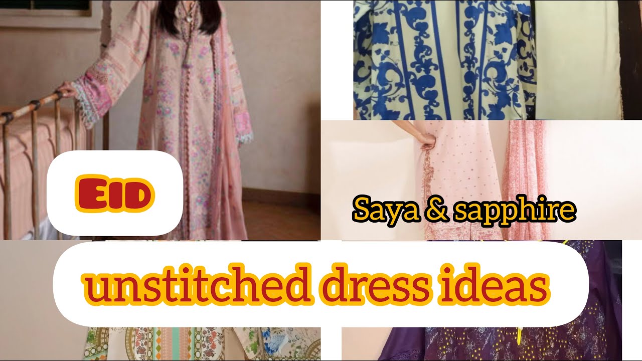 Eid Unstitched Dresses Haul | Saya & Sapphire Eid Collection 2025