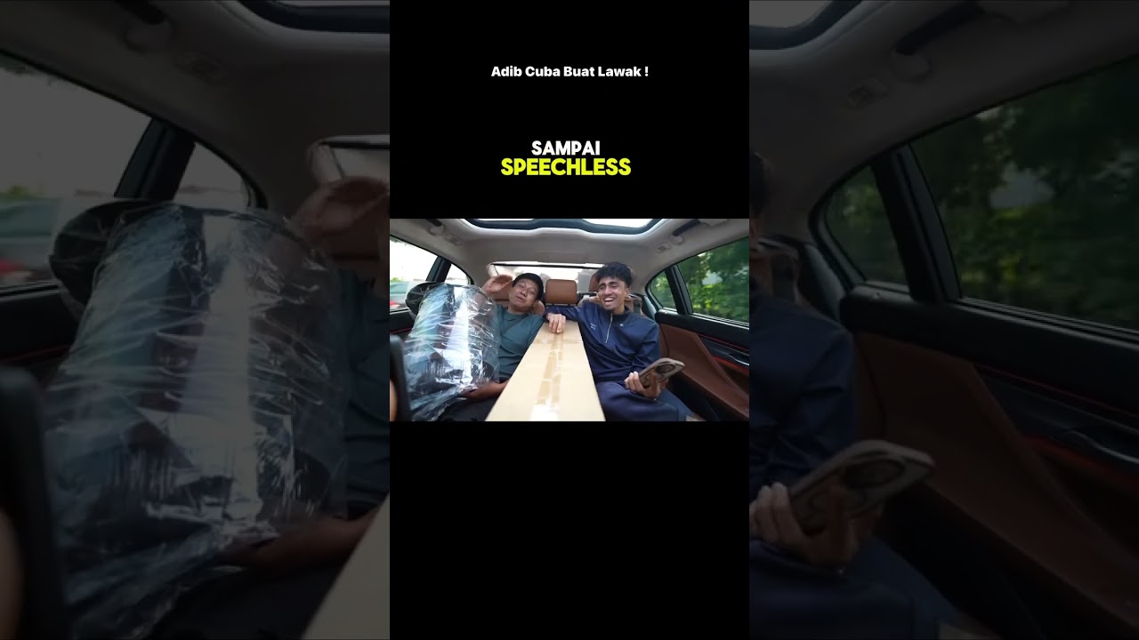 ADIB CUBA BUAT LAWAK 😅